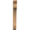 Ekena Millwork Legacy Slat Rough Sawn Bracket, Western Red Cedar, 4"W x 26"D x 38"H BKT04X26X38LEC06RWR - alternate 3